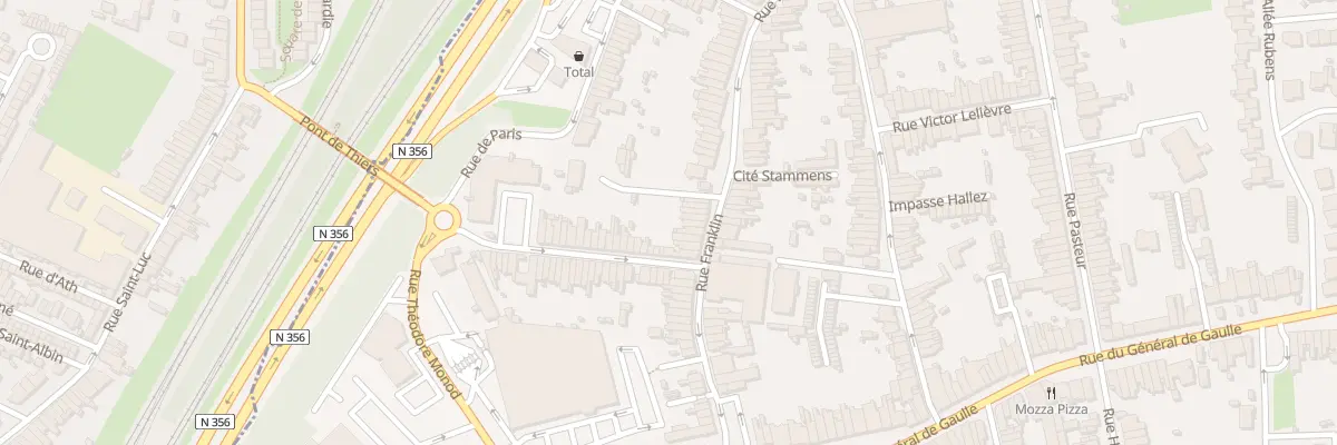 Plan du 57 Rue Franklin à Mons-en-Barœul