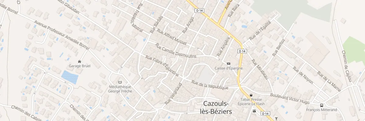 Plan du 6 Rue du Doc Cot à Cazouls-lès-Béziers