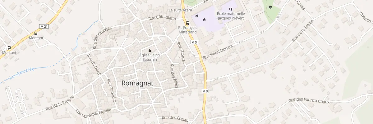 Plan du 2 Rue Vercingétorix à Romagnat