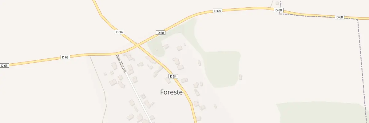 Plan du 9 Rue du Pavé à Foreste