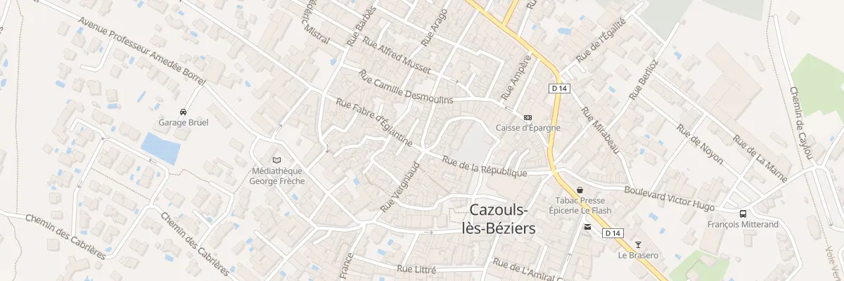 Plan du 18 Rue du Doc Cot à Cazouls-lès-Béziers
