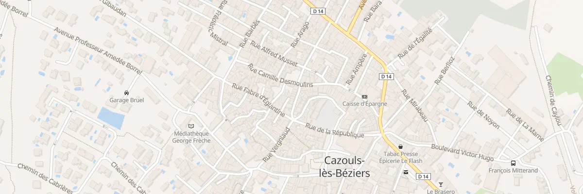 Plan du 8 Rue du Doc Cot à Cazouls-lès-Béziers
