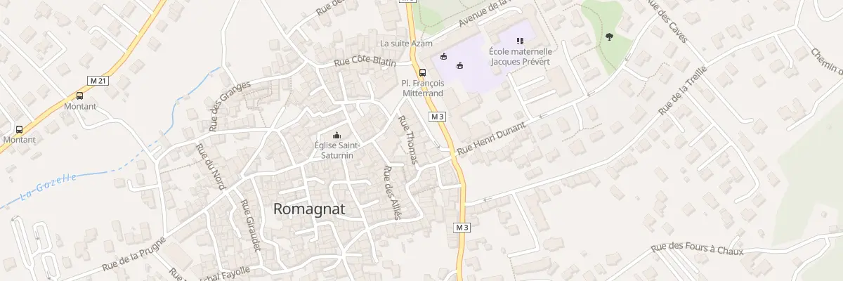 Plan du 30B Av Gergovia à Romagnat