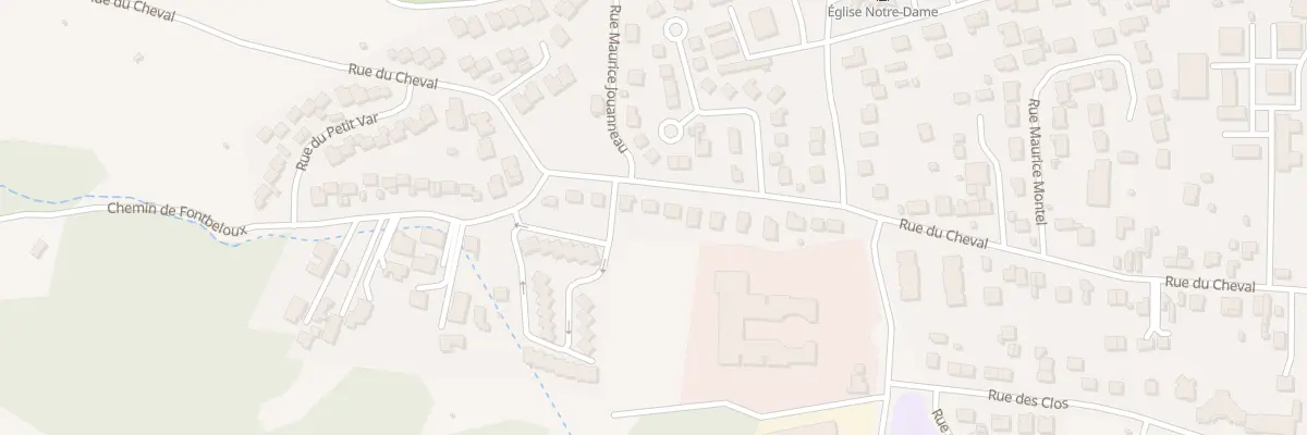 Plan du 95B Rue du Cheval à Clermont-Ferrand
