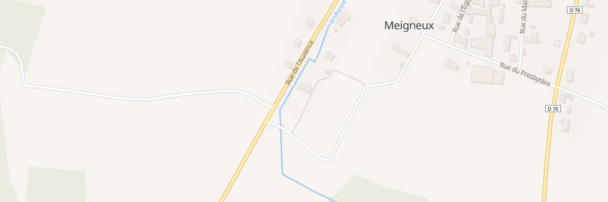 Plan du 9 Rue de l’Auxence à Meigneux