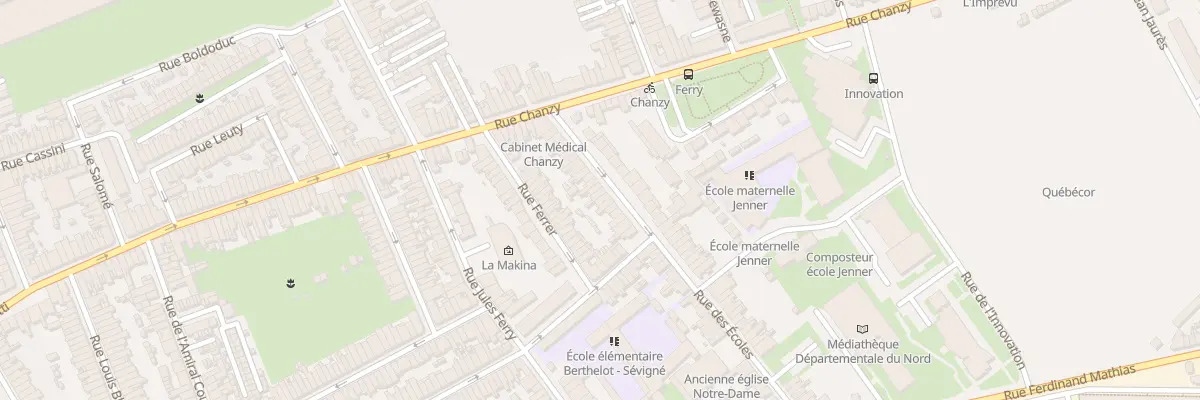 Plan du 28 Rue des Ecoles à Lille