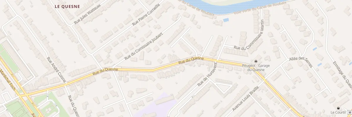 Plan du 103 Rue du Quesne à Marcq-en-Barœul