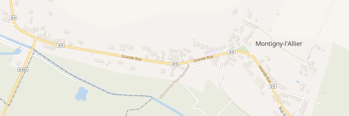 Plan du 48 Gr Grande Rue à Montigny-l’Allier