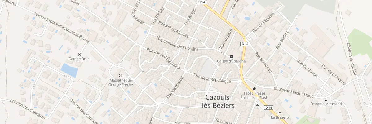 Plan du 14B Rue du Doc Cot à Cazouls-lès-Béziers