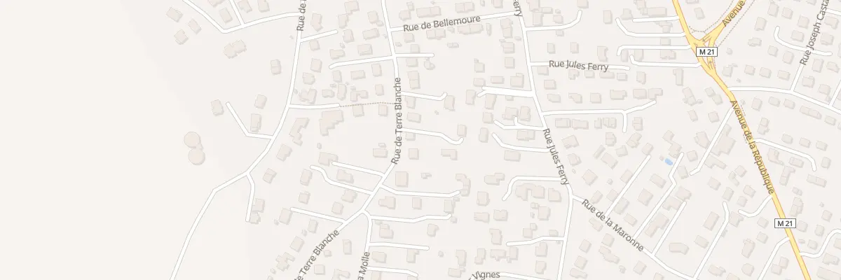 Plan du 25 Rue de Terre Blanche à Cébazat