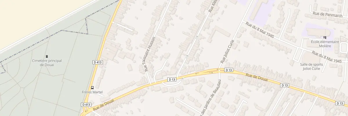 Plan du 868 Rue de Douai à Sin-le-Noble