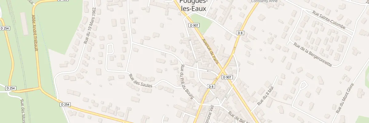 Plan du 140 Rue Jean Jacques Rousseau à Pougues-les-Eaux
