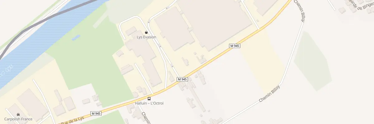 Plan du 250B Rue de la Lys à Halluin