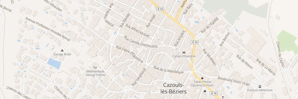 Plan du 4 Rue du Doc Cot à Cazouls-lès-Béziers
