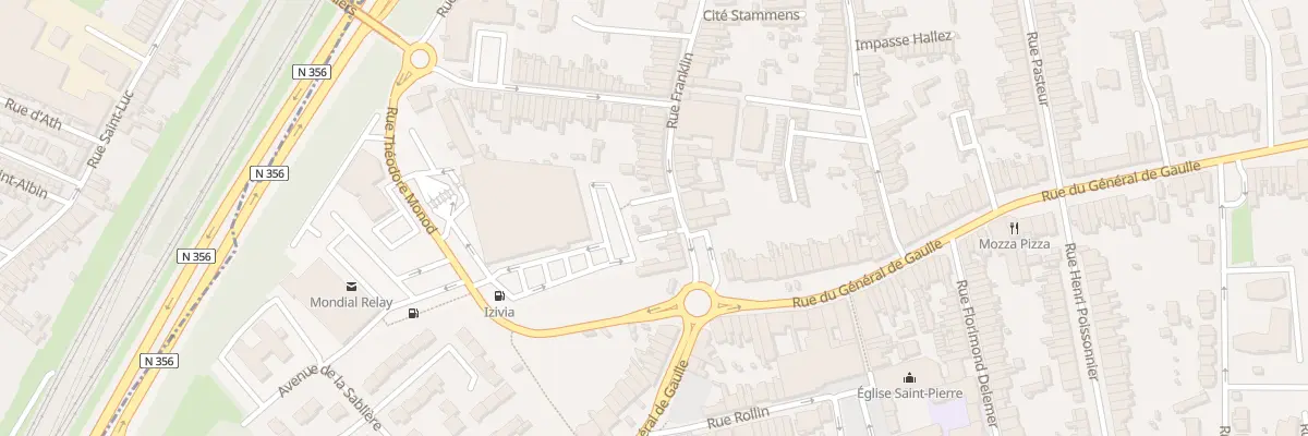 Plan du 21 Rue Franklin à Mons-en-Barœul