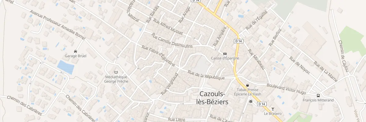 Plan du 11 Rue du Doc Cot à Cazouls-lès-Béziers