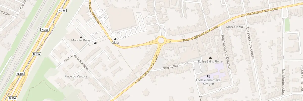 Plan du 109 Rue du Général De Gaulle à Mons-en-Barœul