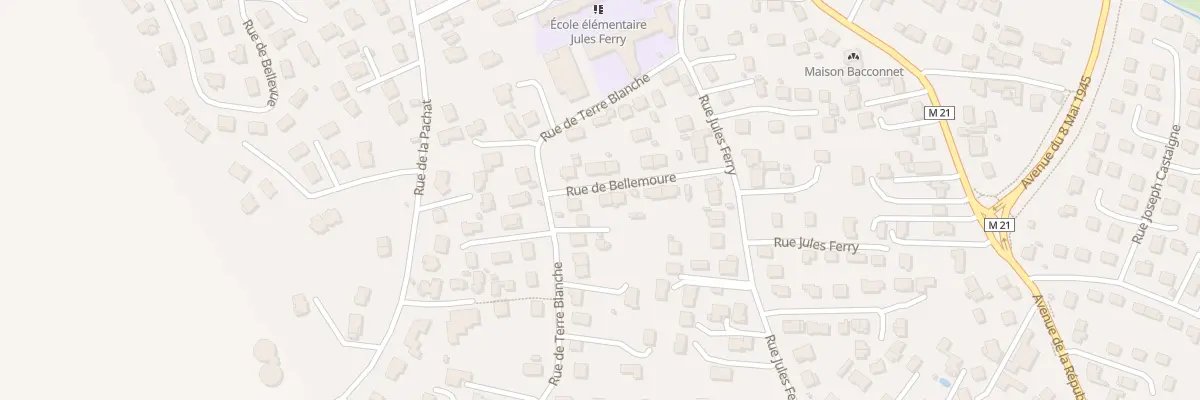 Plan du 7 Rue de Bellemoure à Cébazat