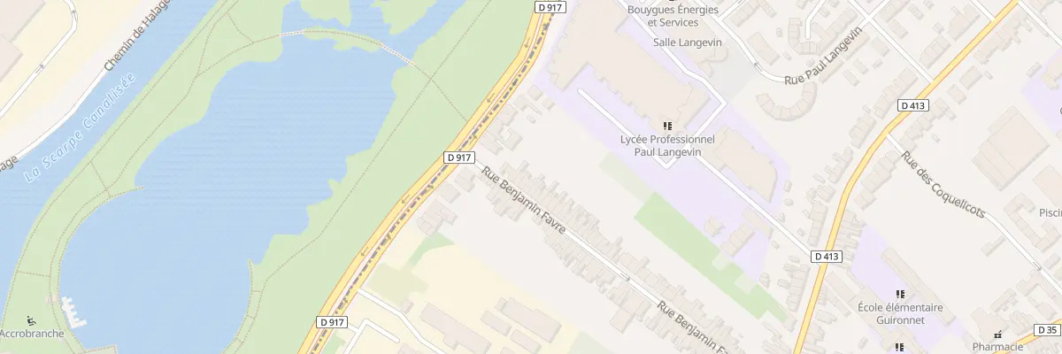 Plan du 88 Rue Benjamin Favre à Waziers