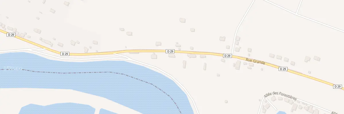 Plan du 54 Rue Grande à Misy-sur-Yonne