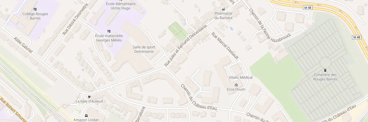 Plan du 181 Rue Jules Delcenserie à Marcq-en-Barœul