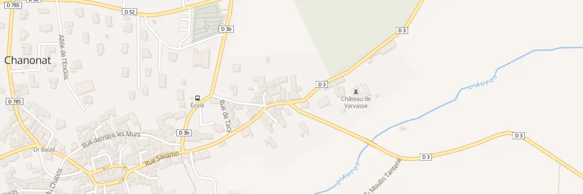 Plan du 13 Rue de Viallevelours à Chanonat