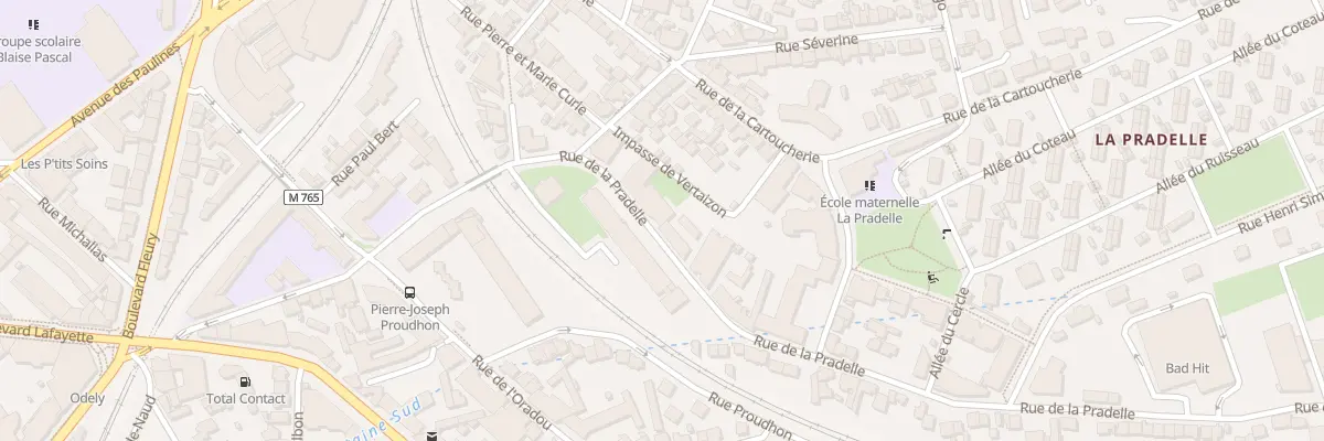 Plan du 35 Rue de la Pradelle à Clermont-Ferrand