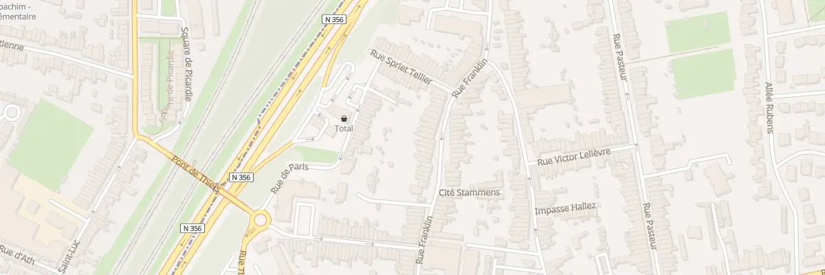 Plan du 93 Rue Franklin à Mons-en-Barœul