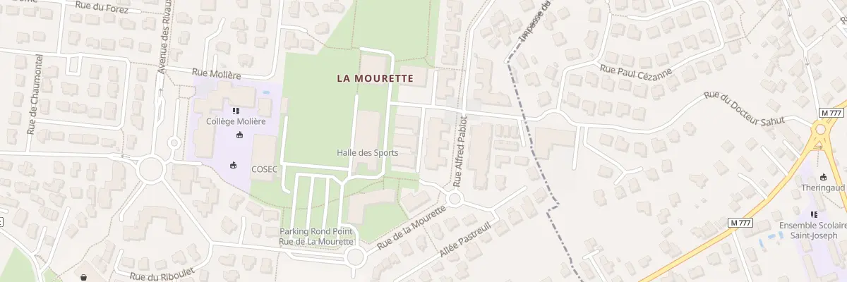 Plan du 1 Esp de Russi à Beaumont