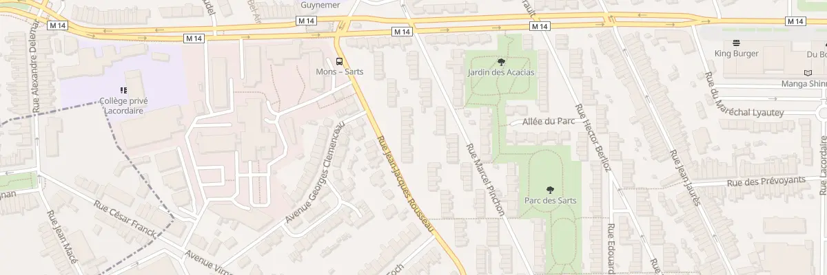Plan du 37 Rue Jean-Jacques Rousseau à Mons-en-Barœul