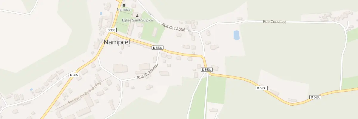 Plan du 8 Rue d’Audignicourt à Nampcel