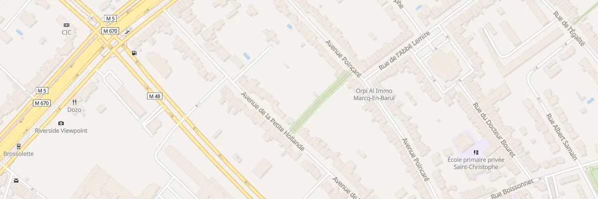 Plan du 31 Rue de la Petite Hollande à Marcq-en-Barœul
