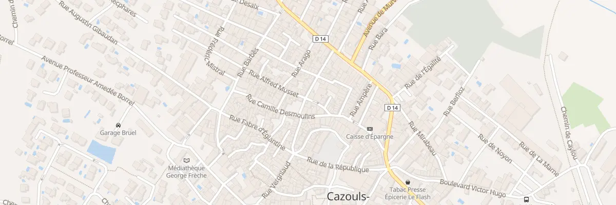 Plan du 32 Rue Alfred de Musset à Cazouls-lès-Béziers