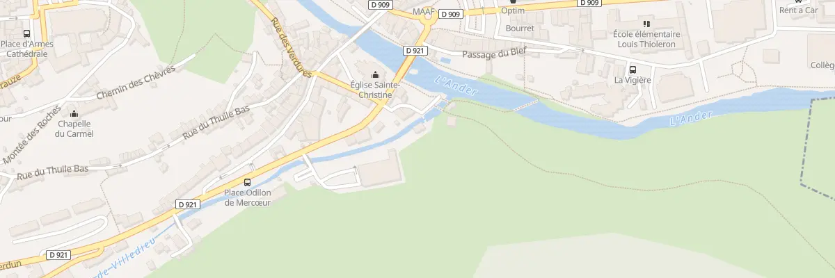 Plan du 9007 Rue du Résonnet à Saint-Flour