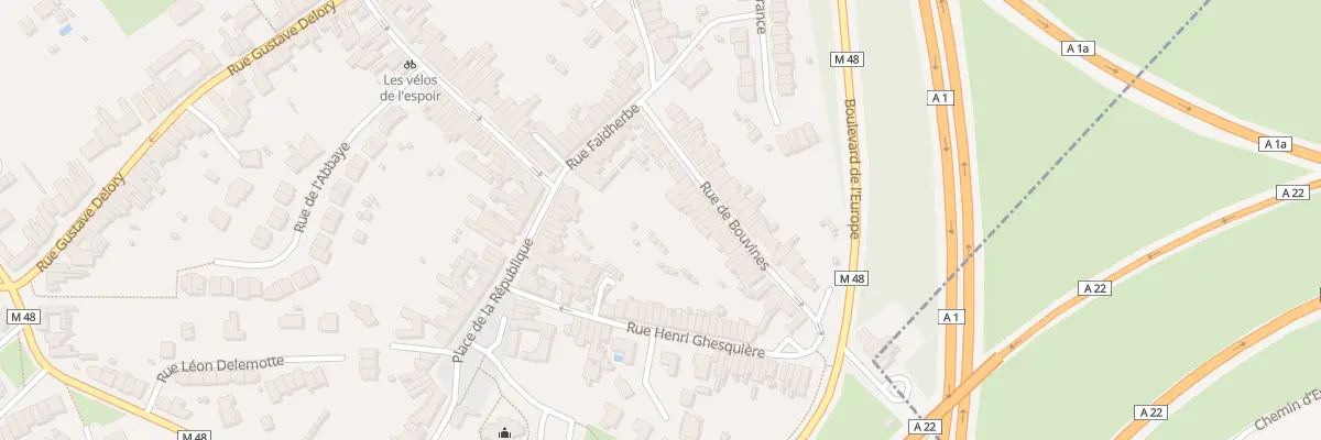 Plan du 86 Rue de Bouvines à Ronchin