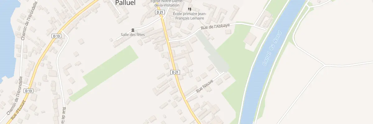 Plan du 21 Rue d’En Haut à Palluel
