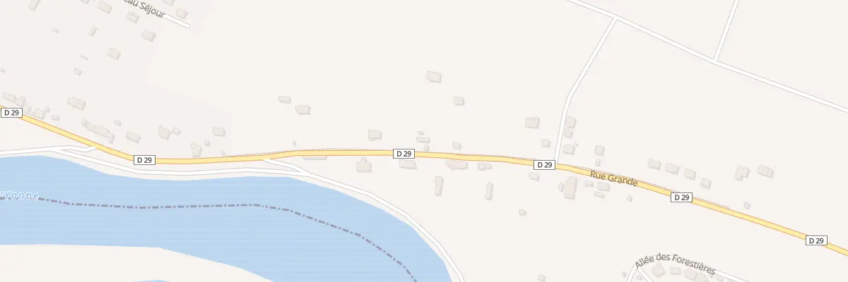 Plan du 63 Rue Grande à Misy-sur-Yonne