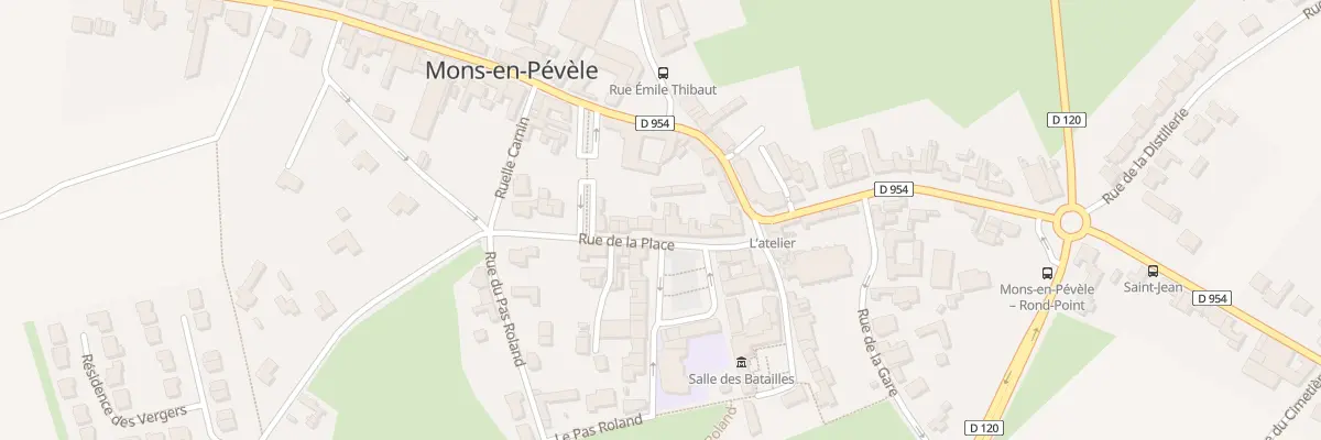 Plan du 9 Pl du Gen de Gaulle à Mons-en-Pévèle