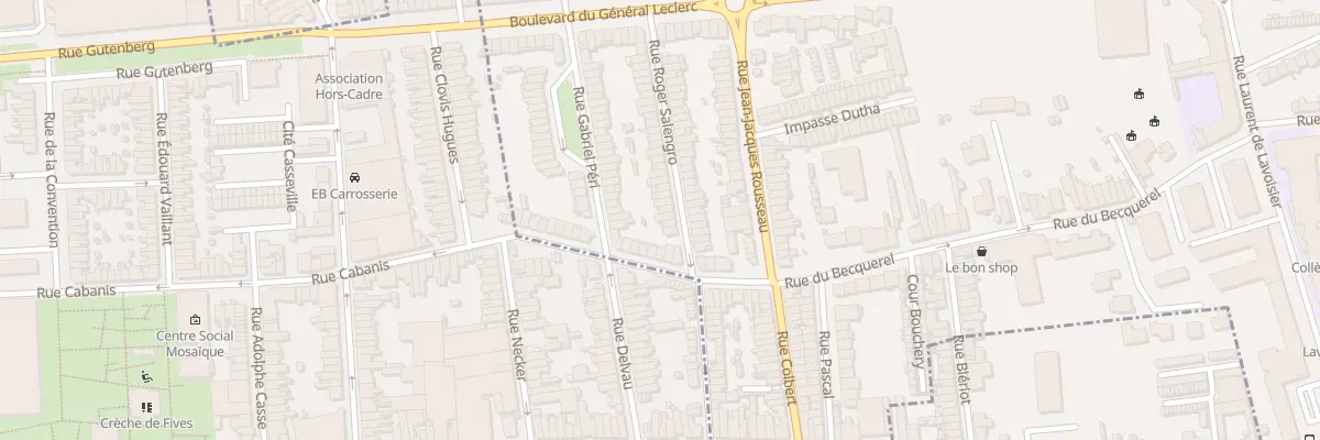 Plan du 46 Rue Roger Salengro à Mons-en-Barœul