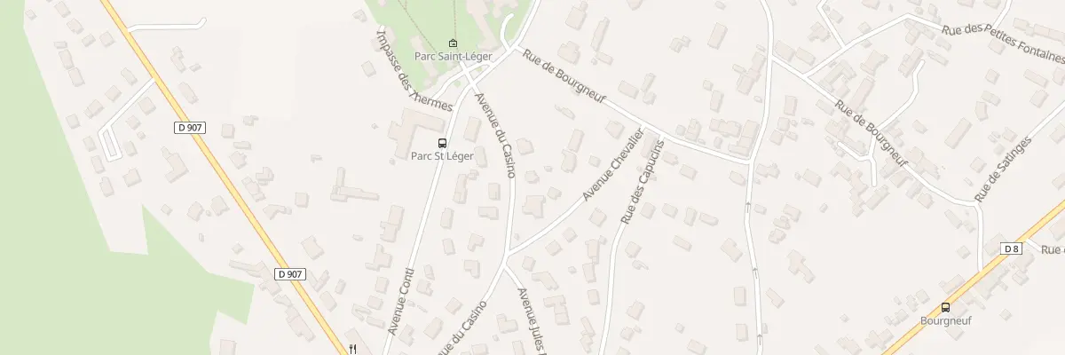 Plan du 274 Av du Casino à Pougues-les-Eaux