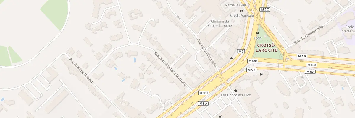 Plan du 12 Rue Jean-Baptiste Ducrocq à Marcq-en-Barœul