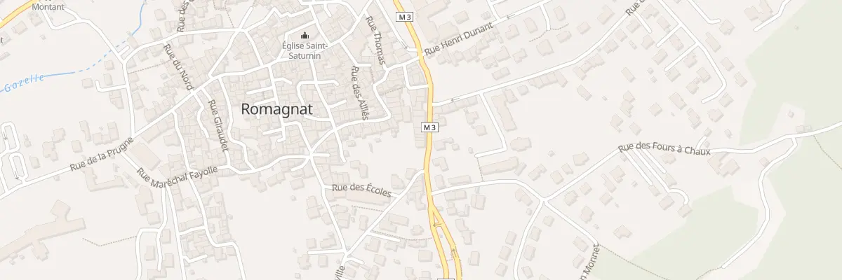 Plan du 52 Av Gergovia à Romagnat