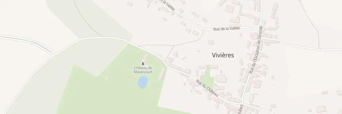 Plan du 26 Rue du Château à Vivières