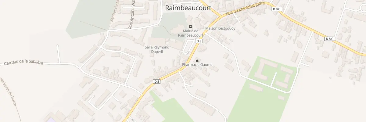 Plan du 135 Pl Clemenceau à Raimbeaucourt