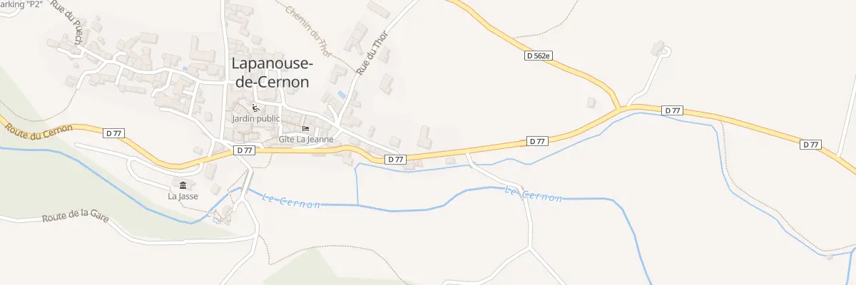 Plan du 5017 Lapanouse de Cernon à Lapanouse-de-Cernon