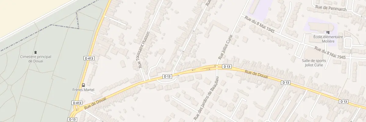 Plan du 36 Rue Kleber Verriez à Sin-le-Noble