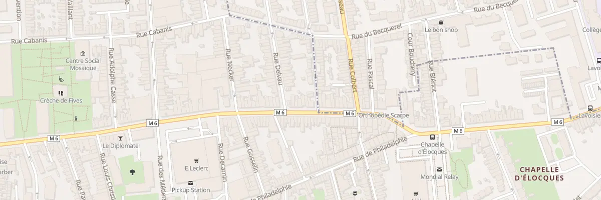 Plan du 187 Rue de Lannoy à Lille