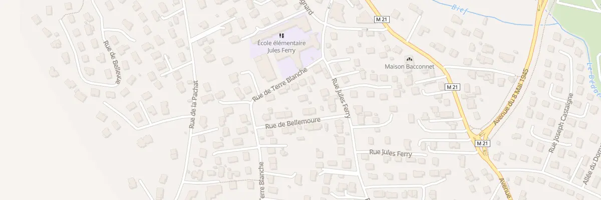 Plan du 5 Rue de Terre Blanche à Cébazat
