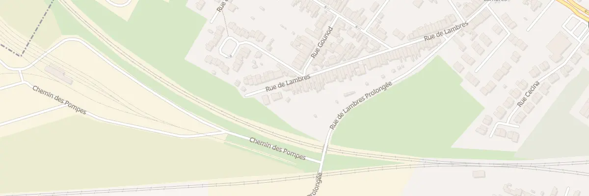 Plan du 395 Rue de Lambres à Sin-le-Noble