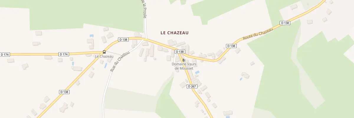Plan du 1 Imp du Chazeau à Chaulgnes